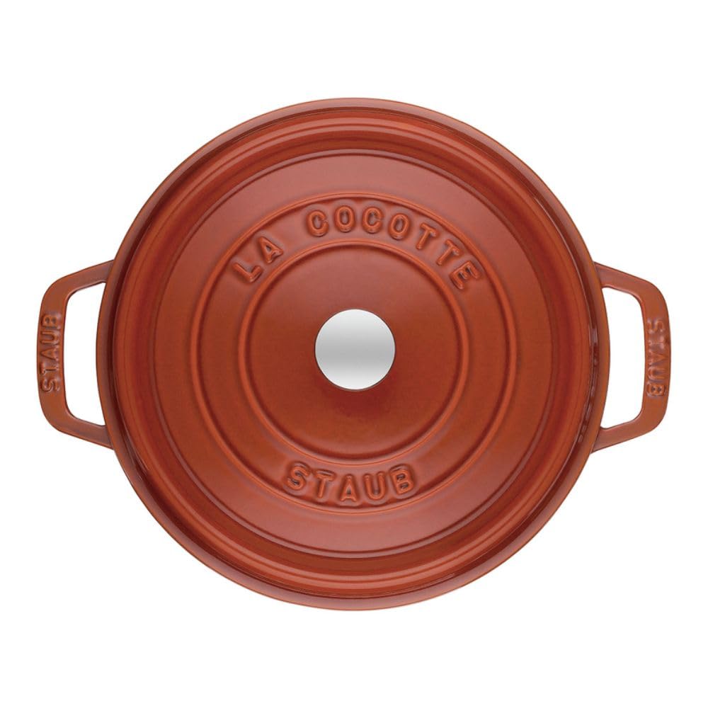 Amazon.com: Staub Round Cocotte 8(5/8) inch Cinnamon, 2.75QT: Home